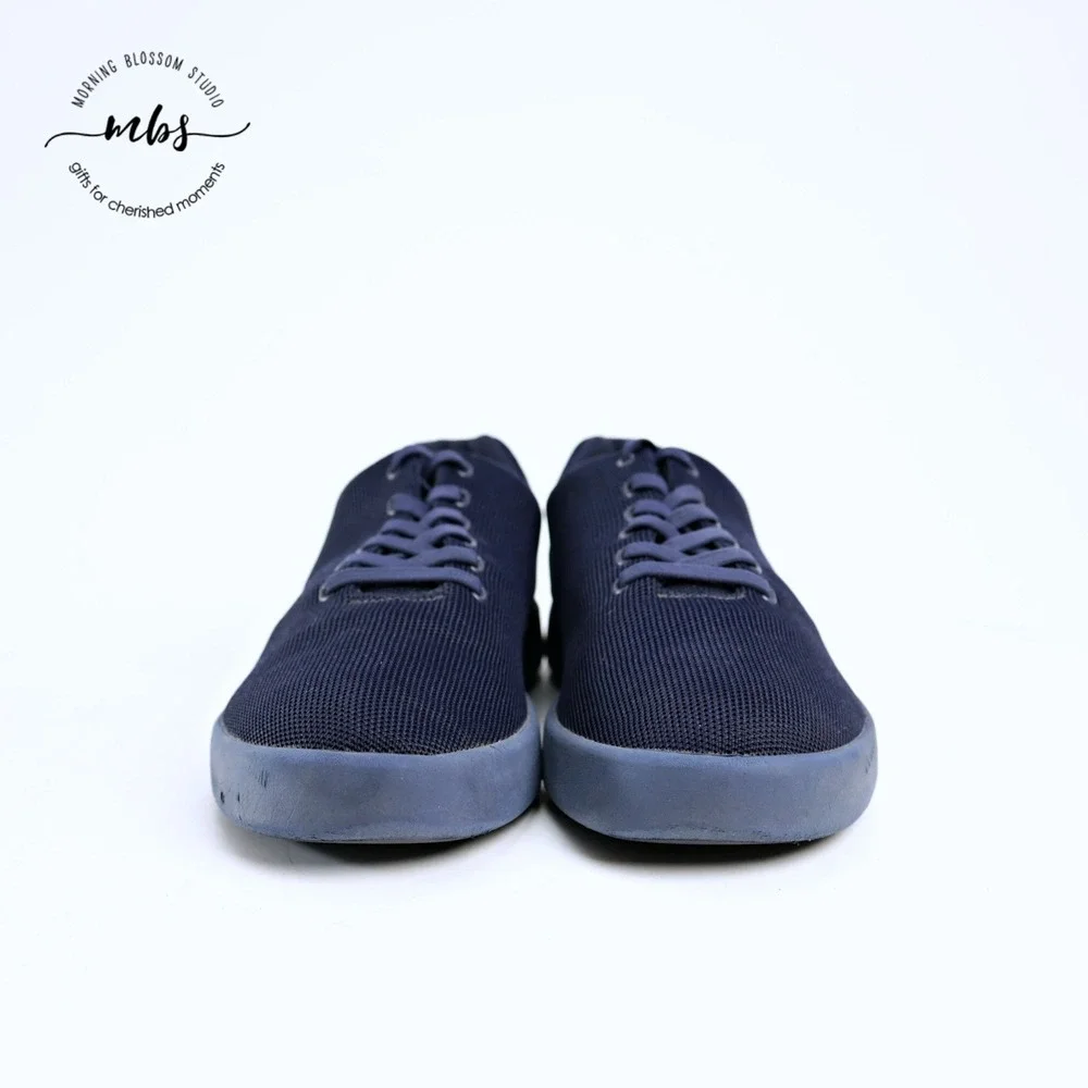 Atoms Model R40 Casual‎ Breathable Knit Sneakers Blue Men 11.75 Women 13.25